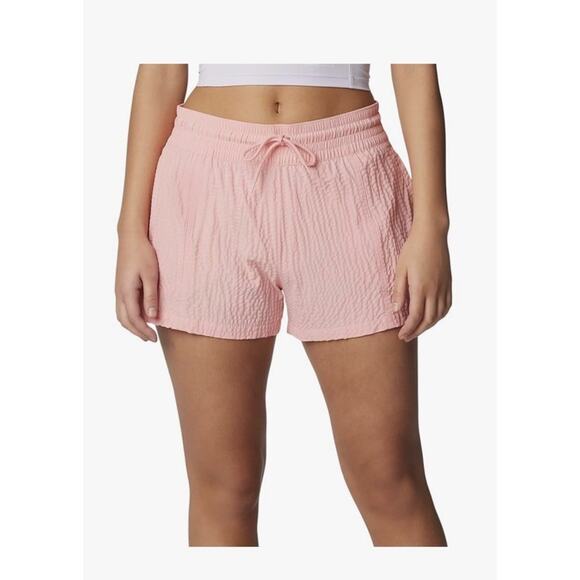 Columbia Women's‎ Boundless Trek Active Shorts Salmon Rose Size Small Athletic - Picture 1 of 13